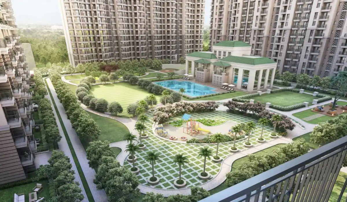ATS Allure clubhouse, pool and play area, artist impression